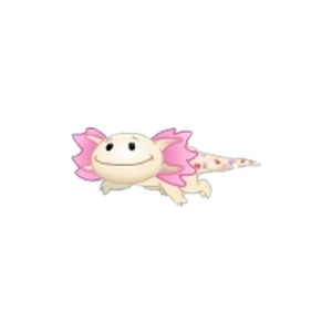 Cute Wedding Axolotl